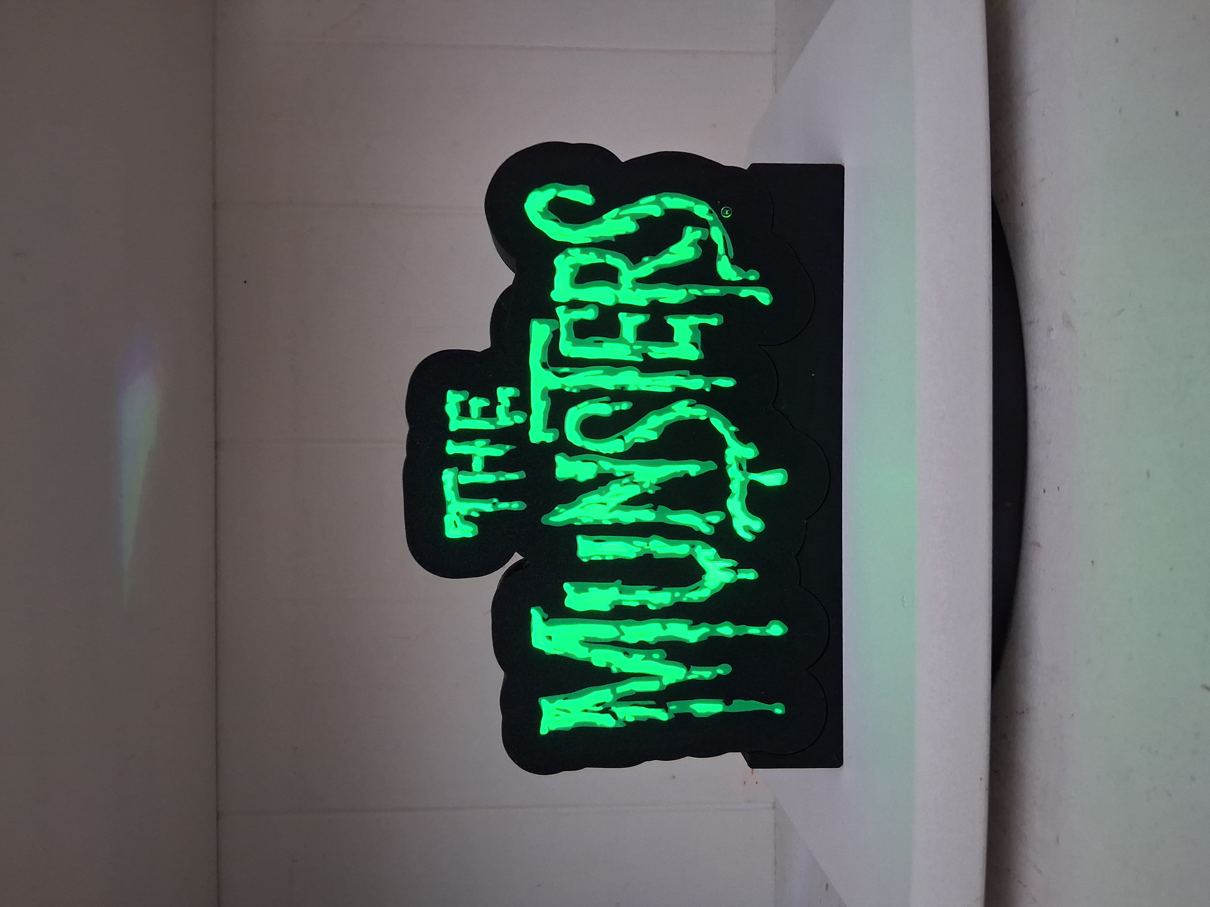 Munsters LED light box – custom 3D printed – Lit Layer Creations
